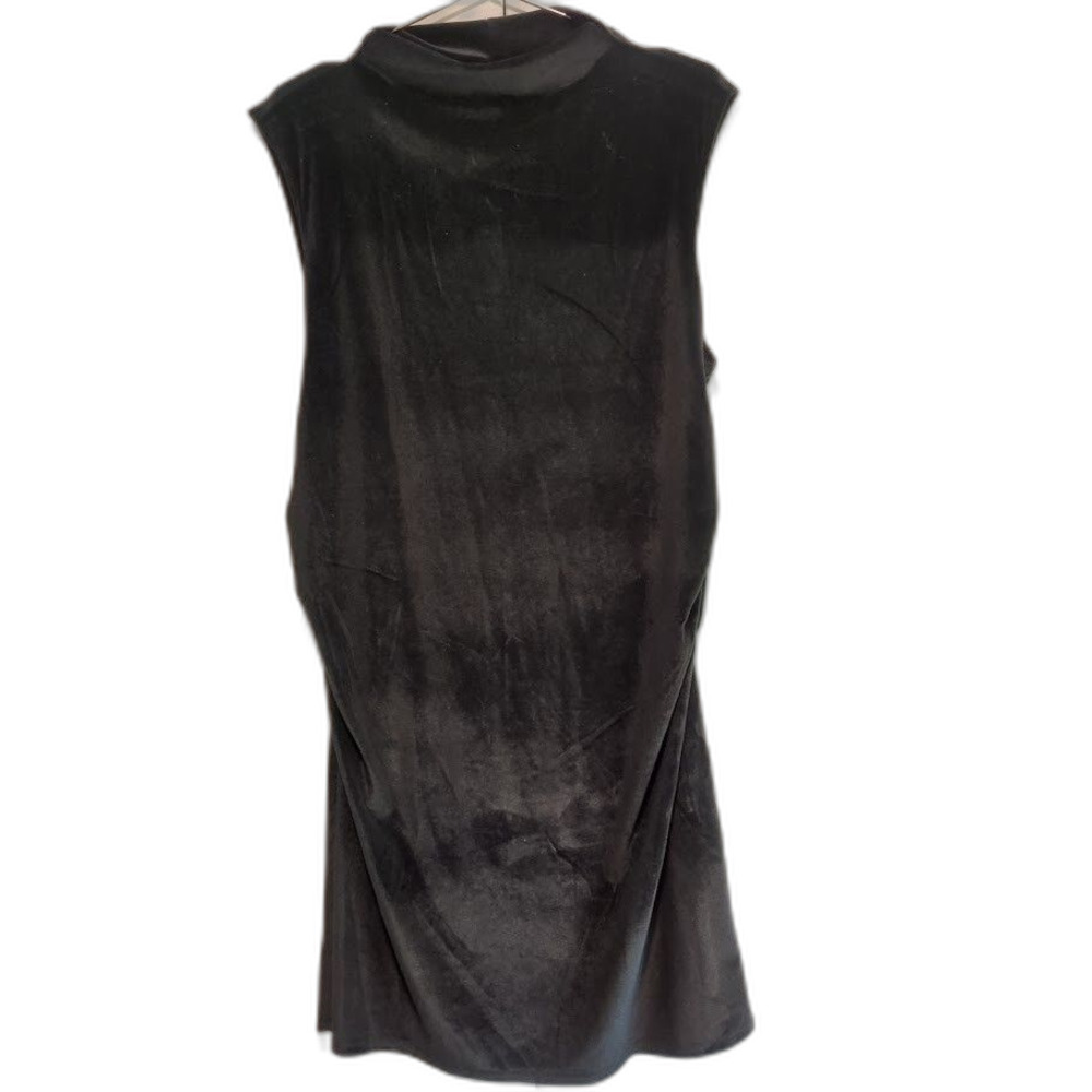NEW A New Day Women's XL Velvet Ruched Dress Black BEAUTIFUL